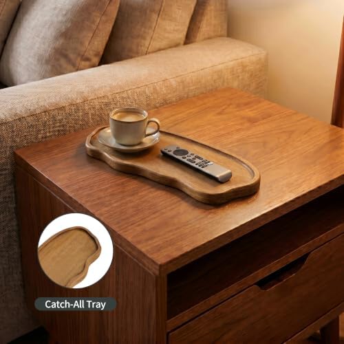 Small Wood Tray – Acacia Serving Platter Vanity Tray Mini Wooden Tray Decor - Image 6