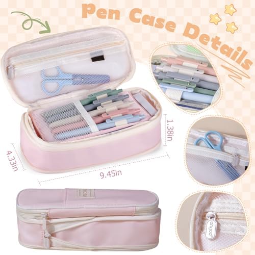 49Pcs Book Annotation Kit Aesthetic School Supplies with Pencil Case - Image 3
