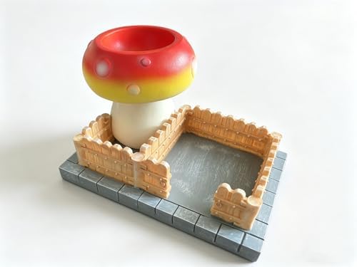 Mushroom Desk Organizer Resin 3 Compartments Pen Holder Cute Office Desk Accessories with Sticky Note Paperclip Holder for Home School Office Decor - Image 3