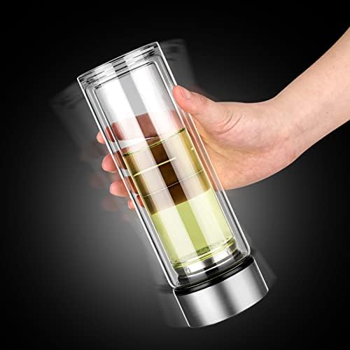PARACITY Tea Infuser Bottle, Glass Tea Infuser Mug, 12 fl oz Tumbler - Image 3