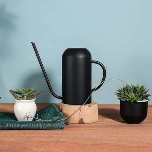 Watering Can Indoor Outdoor Plants, 50oz/1500ml Garden Long Spout Watering Cans, Stainless Steel Plants Watering Can Pot for Indoor House Plants Bonsai Flower Decorative - Image 5