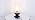 Glass Table lamp with fine Cracks, Small Candle Holder, - Image 7