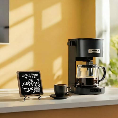 Coffee Station Decor Kitchen Coffee Sign for Home Bar Shelf - Image 3