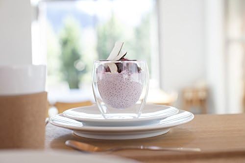 Bodum 2.5oz Pavina Double Wall High-Heat Borosilicate Glass, Set of 2, Clear, 2.5 oz (Pack of 4) - Image 3