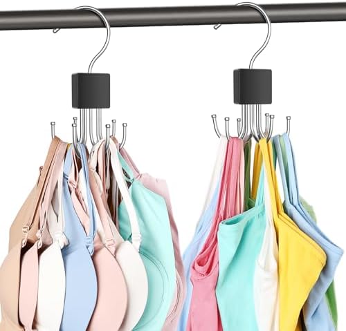 2 Pack Tank Top Hanger, Bra Hanger for Closet Organizer Max 36 Capacity by RESOVO
