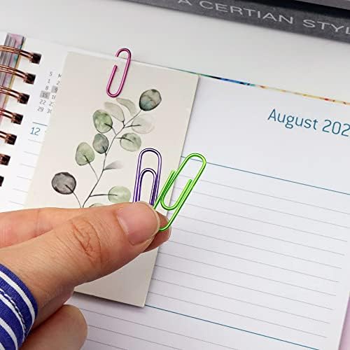 Rainbow Paper Clip Holder Dispenser & 100 Paper Clips - Image 5