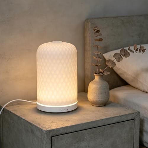 Ceramic Essential Oil Diffuser with Large Tank and LED Lights - Image 6