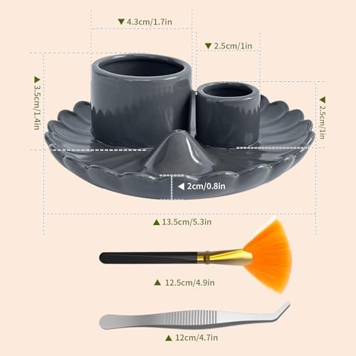 Palo Santo Sticks Holder, 4 in 1 Incense and Candle Holder Black - Image 3