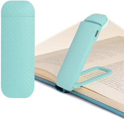 HEMONNKAM Book Light, Rechargeable Clip-On Reading Light for Bed at Night by HEMONNKAM