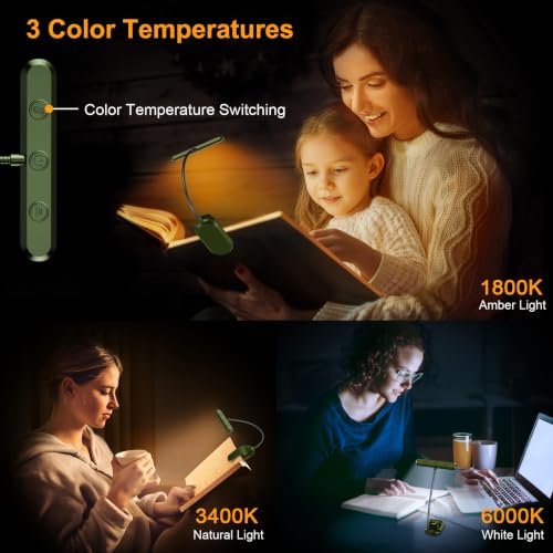 Gritin Rechargeable Book Light for Reading in Bed with 19 LED - Image 3