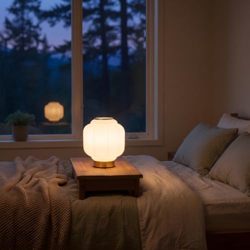 Mushroom Lamp, Cordless Rechargeable Table Lamp for Bedroom & Nightstand, 4W Dimmable Bedside Light, Small Mid Century Modern Desk Lamp for Living Room & Home Decor - Image 3