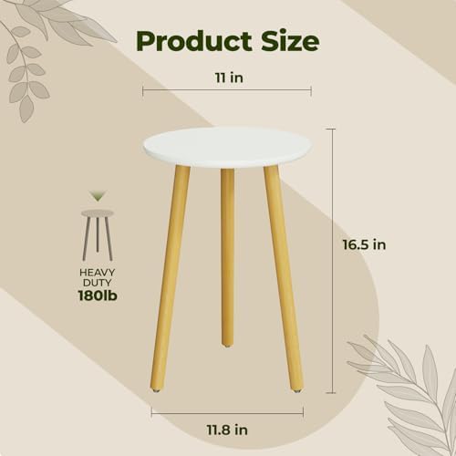 Bamworld Tall Plant Stand Indoor Wood Plant Table - Image 2