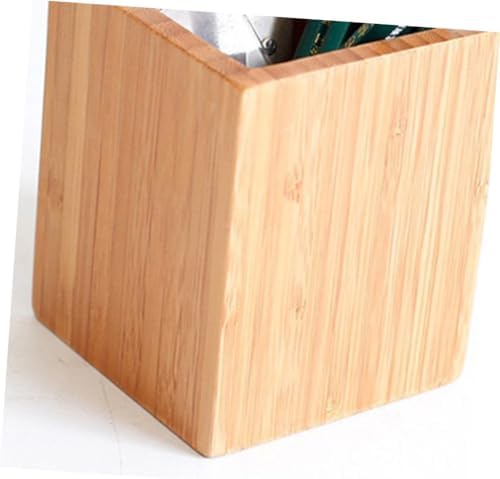 Veemoon Sturdy Bamboo Material Desk Organizing Boxes under Desk Storage Bins Stackable Storage Bins for Office - Image 2