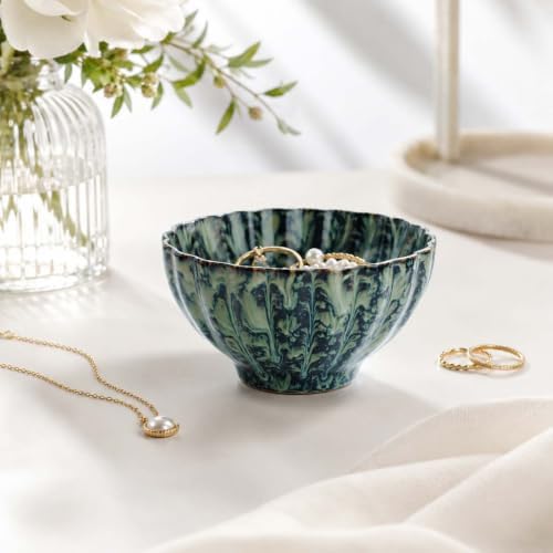 Glazed Ceramic Jewelry Dish Tray,Small Ring Holder Dish Jewelry Tray - Image 7