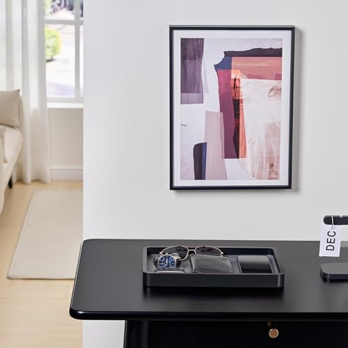 ProCase Wood Valet Tray for Men, Key Tray, Desk & Nightstand -Black - Image 2