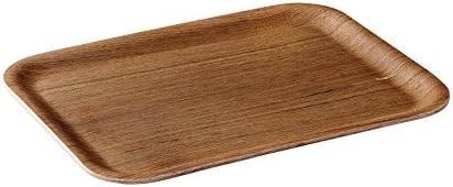 KINTO 45152 Non-Slip Tray, 12.6 x 9.4 inches (320 x 240 mm), Teak by Unknown
