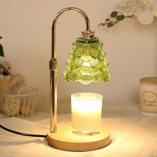 GEEZO Fragrance Candle Warmer Lamp，Electric Candle Warmer with Timer & Dimmer，Mom Christmas Birthday Gifts for Women, House Warming Gifts New Home Bedroom Decor by GEEZO