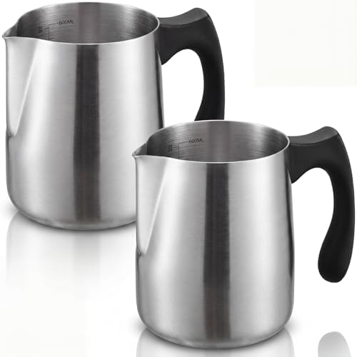 2 Pcs Wax Melting Pitcher 20oz Wax Pouring Pitcher, Inside Scale by Romooa