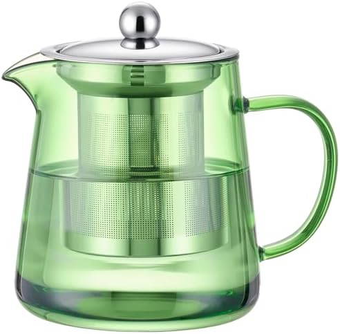 PARACITY Tea Kettle with Infuser, Glass Teapot Stovetop, 18.6 fl oz, 550 ml by PARACITY