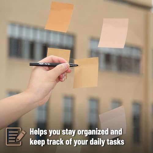 Mr. Pen- Sticky Notes, 3"x3", 12 Pads, 600 Sheets, Vintage Brown - Image 3