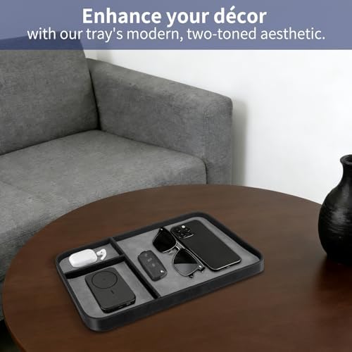 SITHON Valet Tray Trendy Organizer Multifunctional Nightstand Caddy Holder - Image 5