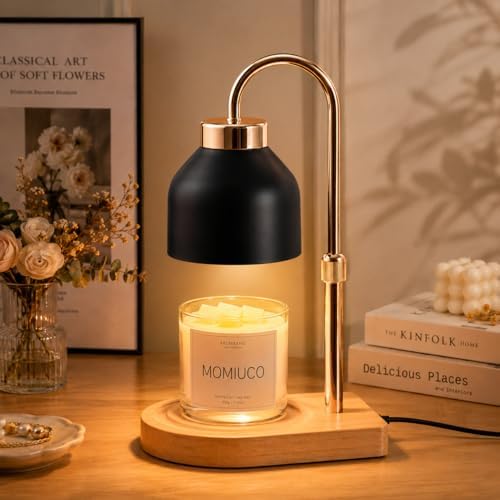 Candle Warmer Lamp with Timer, Height Adjustable Wax Melt Warmer by MOMIUCO