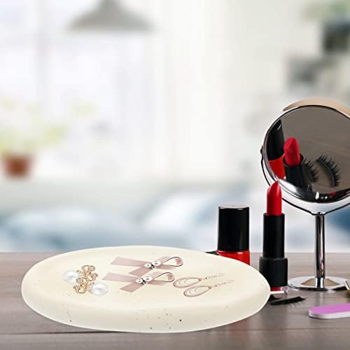 Zerodeko Ceramic Jewelry Display Organizer Tray for Earrings and Trinkets Elegant and Jewelry Storage Plate As Photo Prop and - Image 4