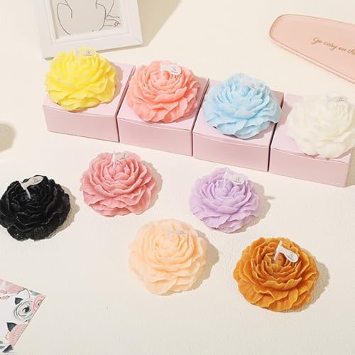 MGLIFEUL 2PCS 3D Flower Candle Making Molds Moldes de Silicona para Velas - Image 5