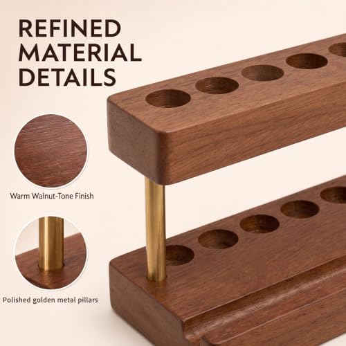 Pen Holder for Desk, Pencil Organizer, Fountain Pen Display Stand - Image 3