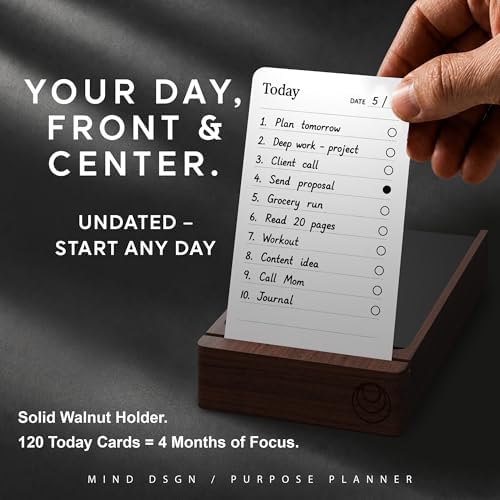Daily Planner To-Do List Notepad for ADHD Focus, Planner Cards Only - Image 2