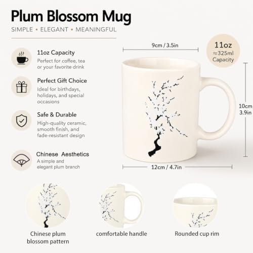 Magic Color Changing Coffee Mug – Heat Sensitive Ceramic Cup Transforms from White to Blue for Cold & Pink for Hot | Unique Funny Birthday Gift | Lightweight Novelty Office Mug，clearance - Image 3