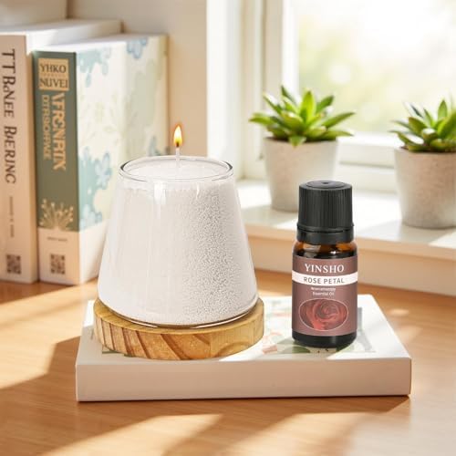 Snow Pearled Candles Sand-Refillable Sand Wax, DIY Candle Beads and Wicks, for Home Decor, Parties, Events-250g/9oz(Red) - Image 3