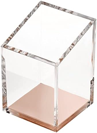 OfficeGoods Acrylic Pen and Pencil Holder, Rose Gold by OfficeGoods