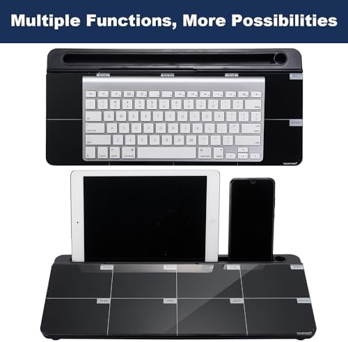 TSJ OFFICE Desktop Whiteboard Dry-Erase-Board - Computer Keyboard Stand White Board Surface Pad with Drawer, Desk Organizers with Accessories for Office, Home, School Supplies - Image 5