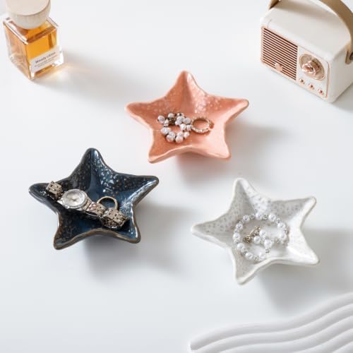 Jewelry Dish Decorative Ring Tray, Ceramic Small Cute Trinket Tray 4.92" - Image 7