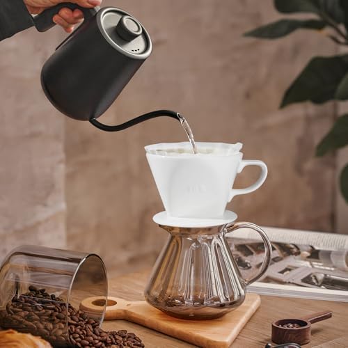 hailanbao Handmade Pour over Ceramic Coffee Dripper - Image 3