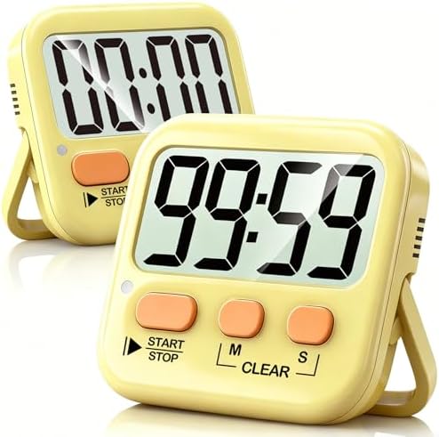 Antonki 2 Pack Digital Timer for Kids Classroom Kitchen Timers for Cooking by Antonki
