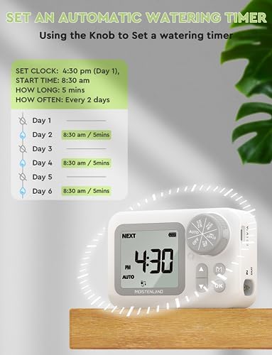 Moistenland Automatic Plant Waterer, Indoor Plant Watering System - Image 4