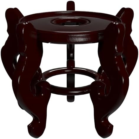 Red Lantern Rosewood Fishbowl Stand - Size 6.5 in. Base Diameter by RedLantern