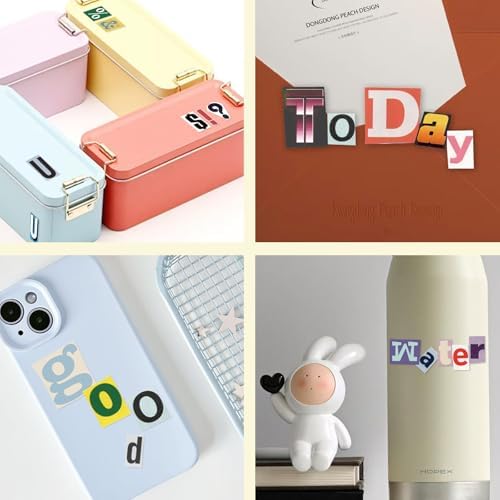 Retro Alphabet Letter Stickers Book for Scrapbooking - Image 5