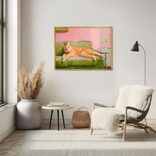 Orange Cat Diamond Art Kits for Adults Diamond Painting Kit for Beginner - Image 3