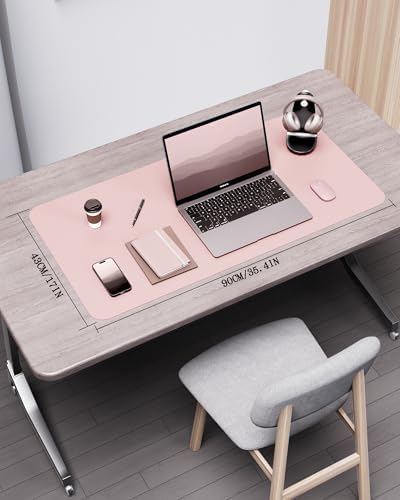 YSAGi Double-Sided Cork PU Leather Waterproof Desk Pad Protector for Office - Image 2