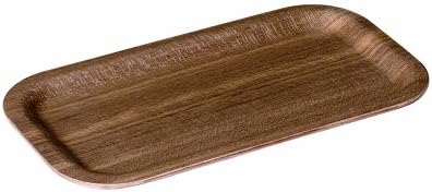 KINTO 45160 Non-Slip Tray, 8.7 x 4.7 inches (220 x 120 mm), Teak Wooden Tray by Unknown