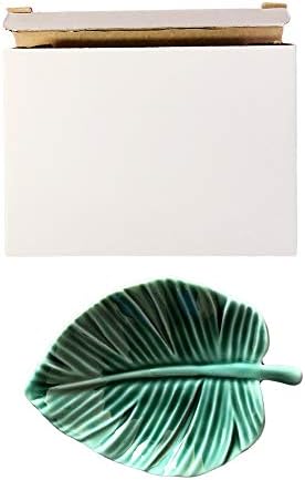 HOME SMILE Leaf Trinket Dish Decorative Ring Dish Holder for Jewelry Engagament Wedding Birthday St Patrick‘s Gifts - Image 5