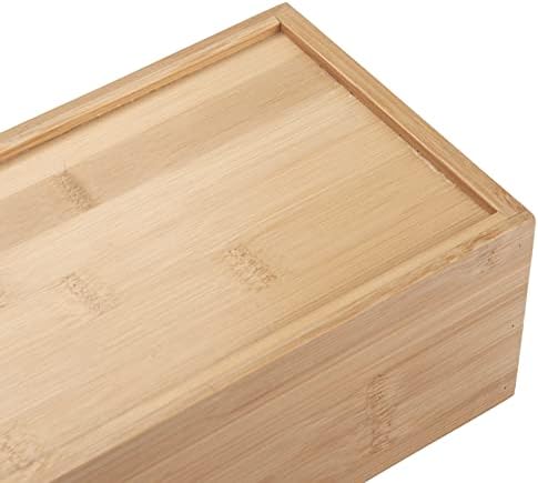 Toilet Tank Paper Basket for Back of Tank Top, Bamboo Bathroom Storage for Organizing (15 x 6 x 4 inch) (Pack of 2) - Image 6