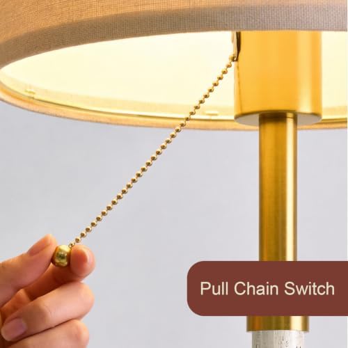 Wood Table Lamps 22" Mid Century Modern Lamps for Bedroom Living Room Lamps - Image 3