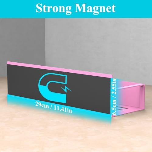 HuggieGems Metal Magnetic Spice Rack for Refrigerator Pink, 4 Pack - Image 3