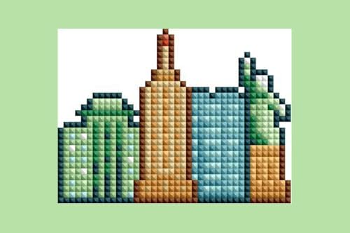 DIAMOND ART CLUB Mini Dazzles - Around the World Part 1 Diamond Art Kits - Image 7