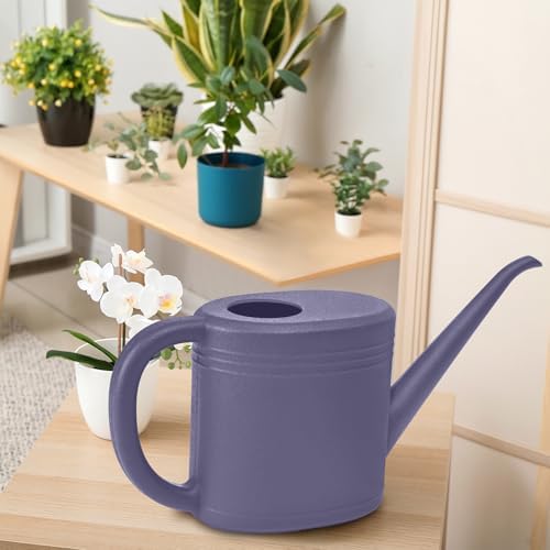 Plastic Watering Can for Plant Garden - with Long Stem - 1/4 Gallon - Purple - Image 5