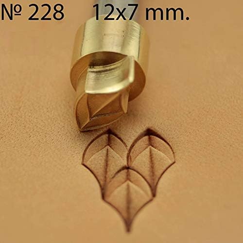 DandS ltd Leather Stamp Tool, Dragon Scale, Professional Steel Craft Tool for Leatherworking, Embossing, Carving & Stamping Leather Projects, Belts Wallets & DIY Projects Compatible with Mallet #228